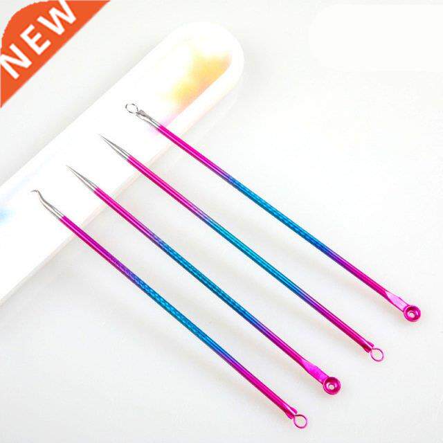 New 4PCS Black Dot Pimple Blackhead Remover Tool Needles Set