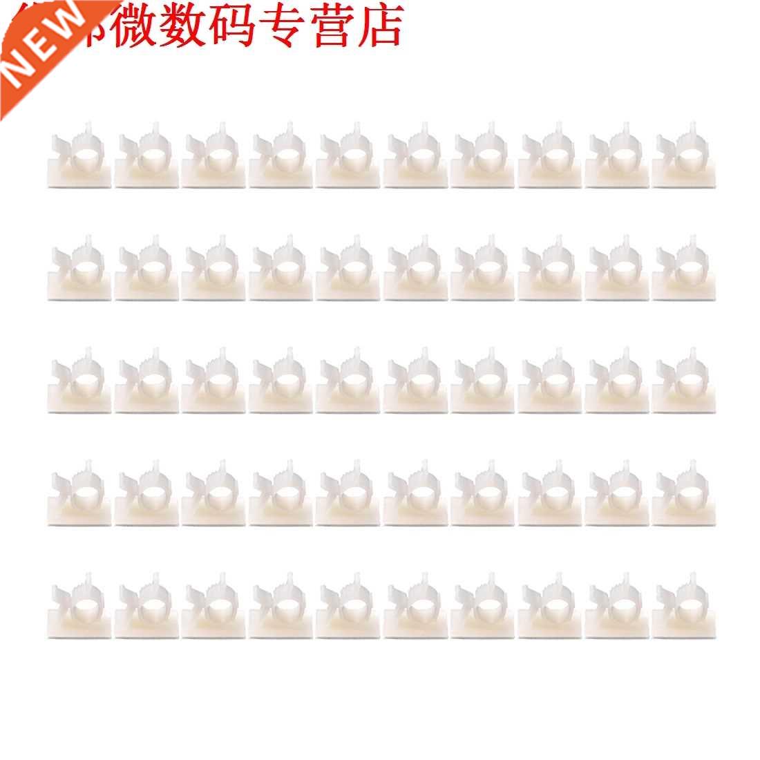 Kabel Clips, 50pcs Draad Clips met 3 meters Draden Houder Ka