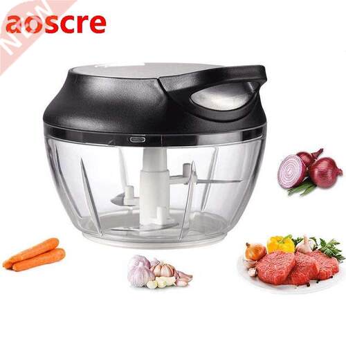 Manual Food Chopper Hand-Powered Vegetable Chopper Compact O