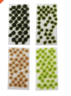 40 Pieces 5mm Artificial Grass Modeling Static Grass Tuft Se