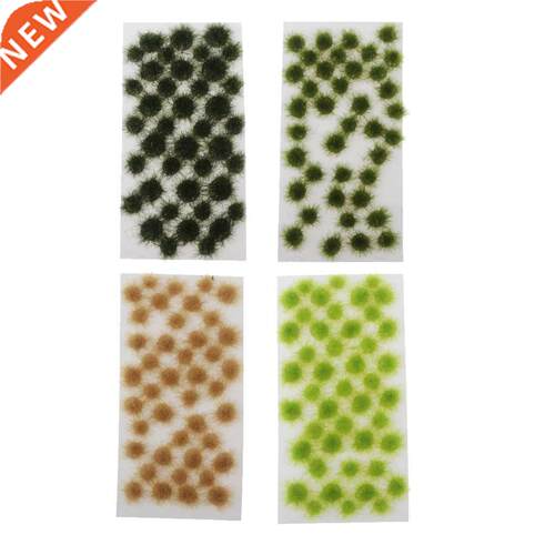 40 Pieces 5mm Artificial Grass Modeling Static Grass Tuft Se