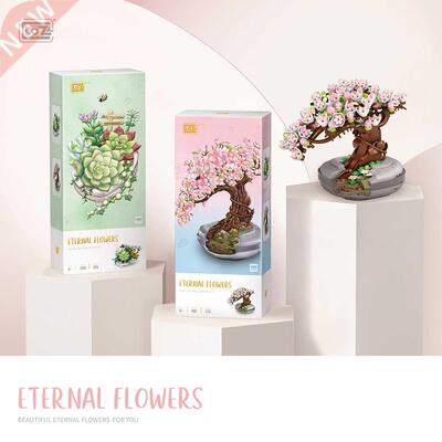 LOZ Mini Eternal Flowers Cherry ree Building Blocks Sakura S