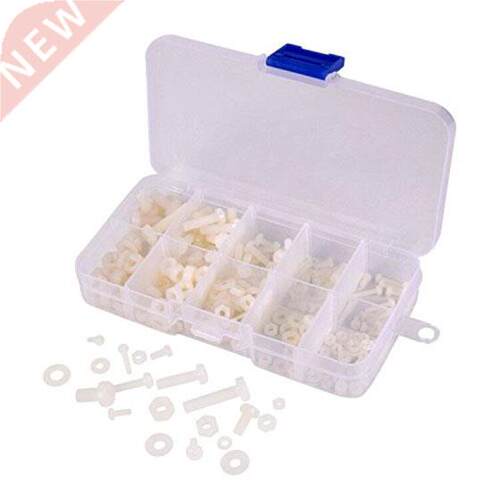 M2 M2.5 M M4 M5 (Total 270pcs) Nylon Screw / Nut / Washer A
