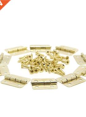 10x Kitchen Cabinet Door 4 Holes Drawer Hinges Jewelry Box F