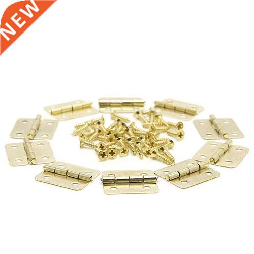 10x Kitchen Cabinet Door 4 Holes Drawer Hinges Jewelry Box F
