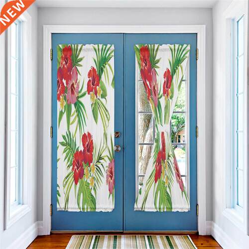 Rainforest Plant Flower Modern Curtains for Living Room
