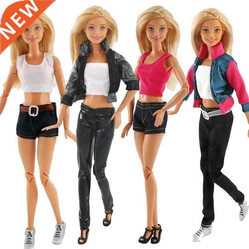New Doll Clothes Dress Up Suit Jeans Mini Dress Casual Cloth