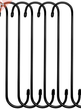 6 Pack Extra Long S Hooks 10 Inch X-Large S Shaped Hooks Hea