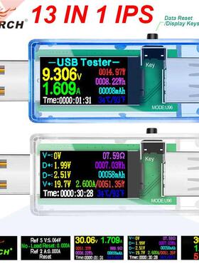 12/1 in 1 usb tester dc power meter digital voltmeter volti