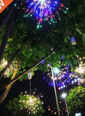 180 LED Firework String Lights Explosion Star Lamp Remote Co