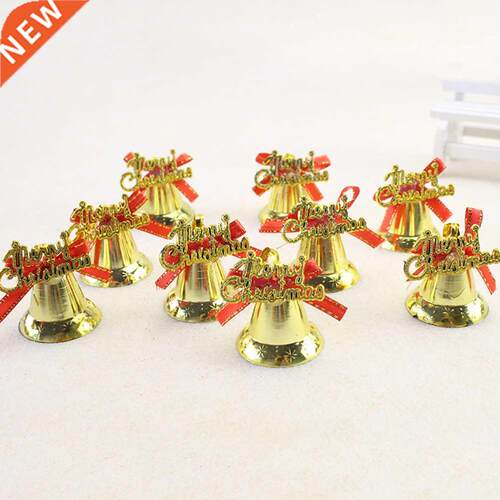 27pcs Golden Christmas Bell Pendant  Accessary Christmas