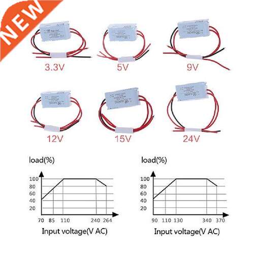 1PCS AC-DC Mini Converter AC 1A 5W 220V to DC 3.3V 5V 9V