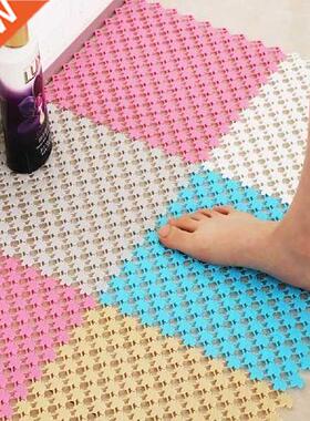 25x25cm PVC Splicing bathroom non-slip mat Bath Mats