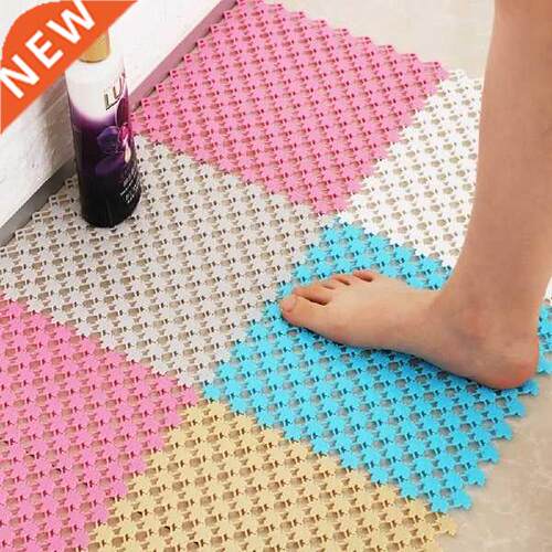 25x25cm PVC Splicing bathroom non-slip mat Bath Mats