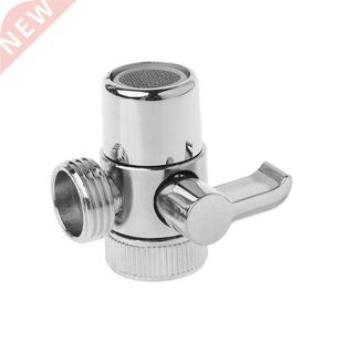 1 Pc Brass -way Diverter Valve Faucet Connector Adapter Thr