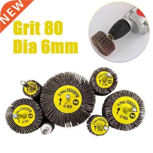 Dia 80# 10Pcs 6mm Dremel Accessories Rotary Tool Grinding Bu