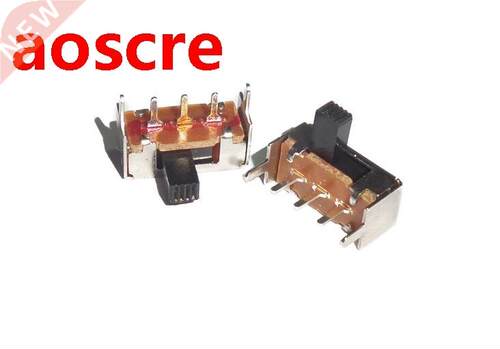 200PCs 1P2T 2 Position Slide Switch  Pin DC50V 0.5A SK12F14