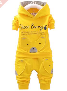 New Spring Autumn baby girl clothes baby suit Sport 2 piece