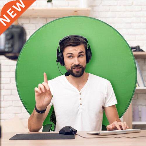 75/110cm Green Screen Photography Props Portable Chroma Key