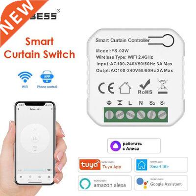 Tuya Smart Life WiFi Curtains Switch Connected Roller