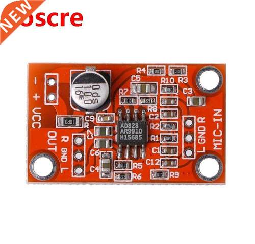AD828 Stereo Dynamic Microphone Preamplifier Board MIC Pream