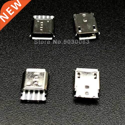 50pcs/lot Mike Bonding wire USB socket MICRO USB 5P 5pin USB