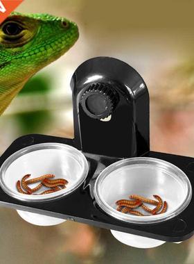 1pcs ABS Reptile Tank Food Water Feeding Bowl Insect Spider