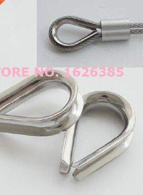13-1200pcs, M1.5--M18 304 stainless steel wire rope thimble