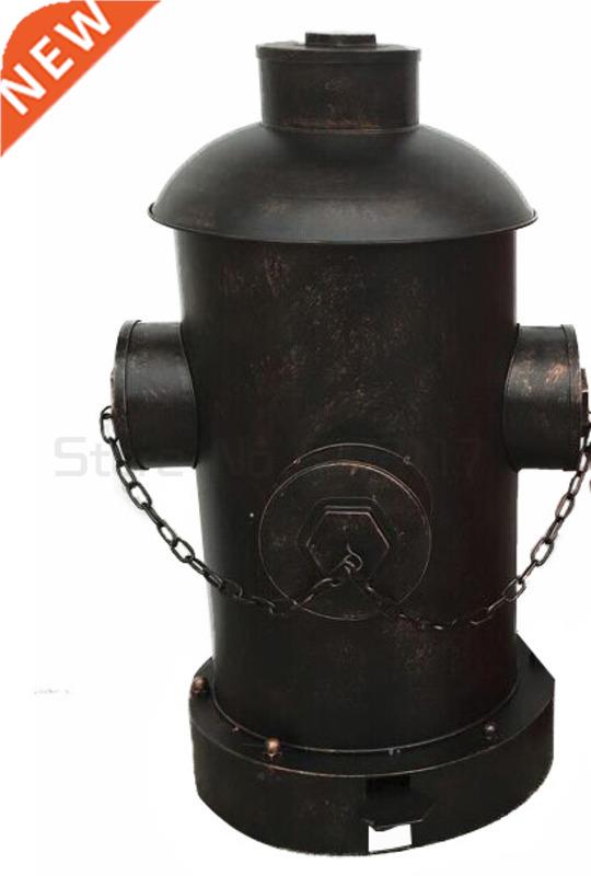 Creative Fire Hydrant Foot Pedal Trash Antique Iron Waste