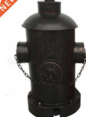Creative Fire Hydrant Foot Pedal Trash Antique Iron Waste