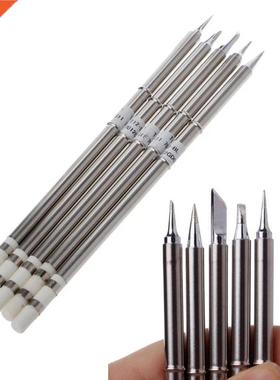 5Pcs Lead-Free Soldering Iron Tips T12-ILS/BC1/D24/K/BL Weld