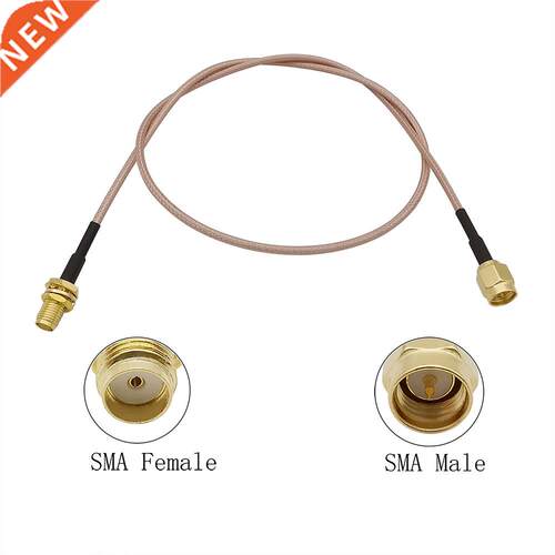RG316 Coaxial Cable SMA Male to SMA Female Bulkhead Connecto