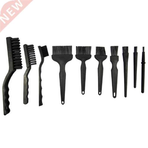 SHGO HOT-10 Pcs/Set Anti Static Cleaning Brush Mobile Phone