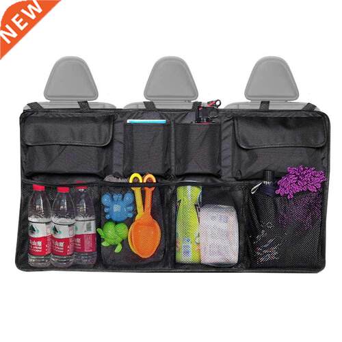 Car Rear Seat Back Organizer Auto Trunk Net Mesh Cargo Stora