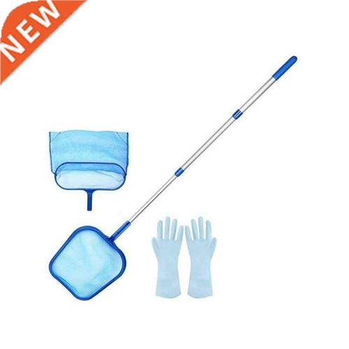 Leaf Skimmer Pool Cleaning Kit,Pool Pond Flat Net Pool Leaf