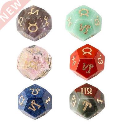 12 Sided Astrology Tarot Card Dice Multifaceted