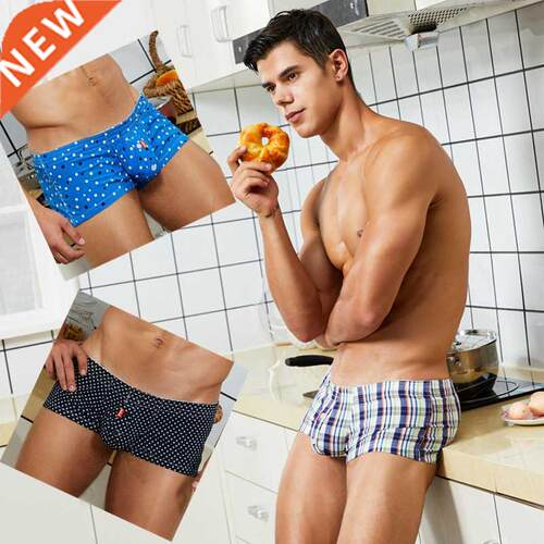 Men Underwear Boxers Shorts Summer Mutande Cotton Soft Print