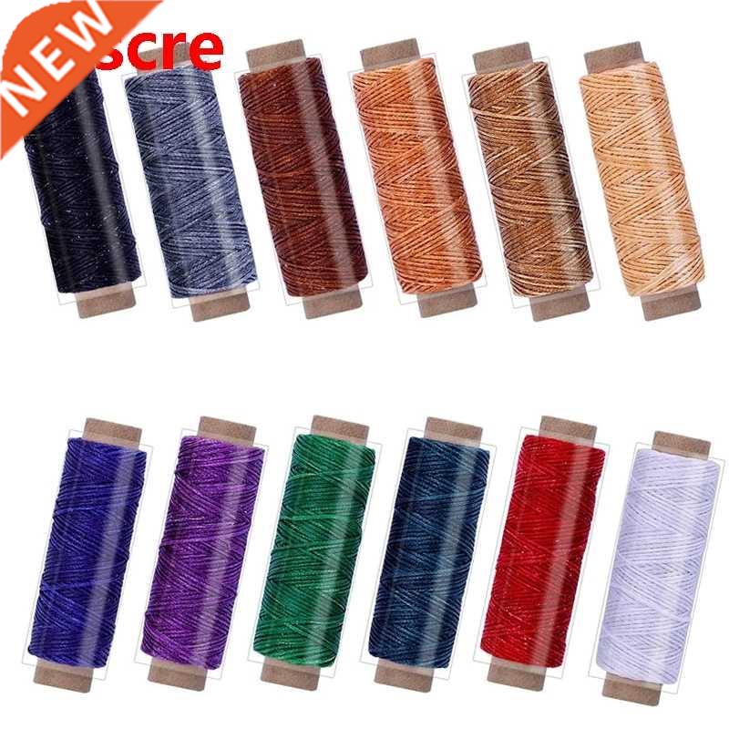 12PCS 150D Leather Waxed Thread Cord For DIY Handicraft Tool