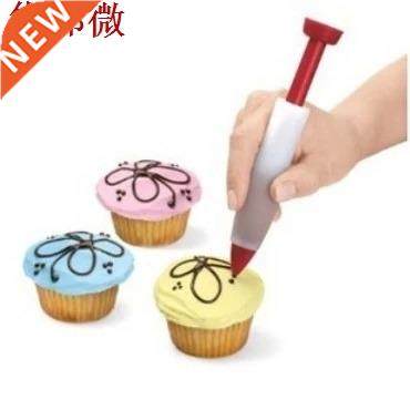 Pastry Cream Chocolate Decorating Syringe Silicone Plate Pai