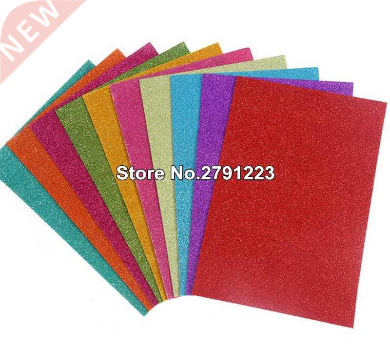 A4/A5 10pcs  Foamiran Glitters Foam Paper Kraft Sponge