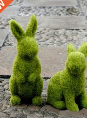 Easter Bunny Artificial Rabbit Easter Doll Resin Animal