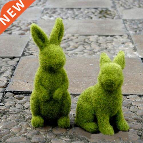 Easter Bunny Artificial Rabbit Easter Doll Resin Animal
