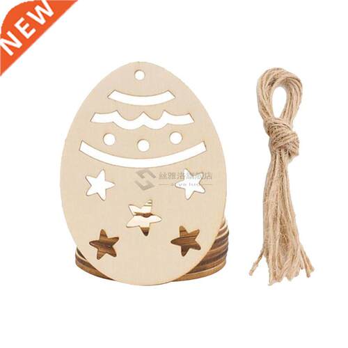 Easter Bunny Pendant Creative Home Decoration  Wooden Pen