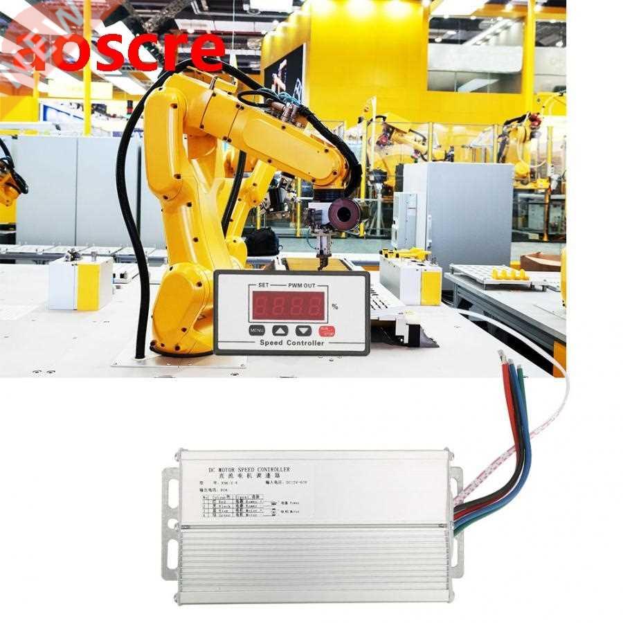 DC 12~60V Brush PWM Motor Regulator Speed Controller 10A Dig