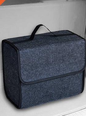 Car Storage Bag Trunk Organizer Box Felt Cloth Storage Box A