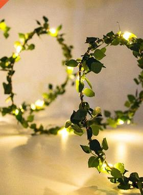 5m/2m 20LED Leaf Garland LED fairy string lights copper wire