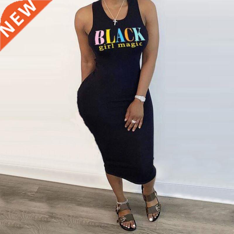 New Summer Women Fashion S-5XL Plus Size Bla-Girl-Magic Pr