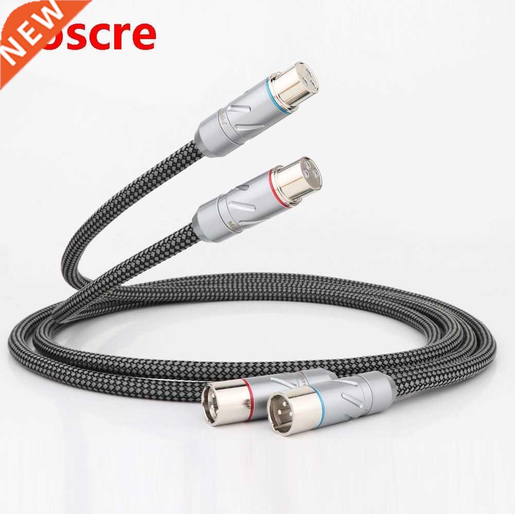 Monosaudio A202X7R OFC copper silver plated XLR Male to Fema