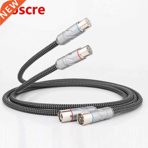 Monosaudio A202X7R OFC copper silver plated XLR Male to Fema