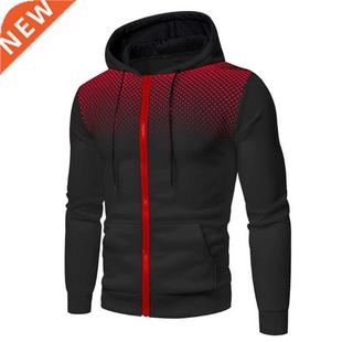 Autumn Zip Hoodie Men 2021 New Casual Solid Men's Hoodies Sw